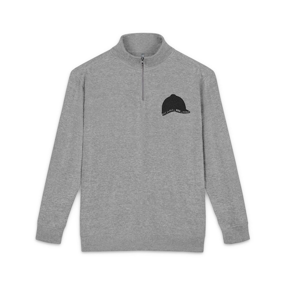 Equestrian Love Fleece Jacket, Horse Riding Embroidered Pullover, Helmet Equestrian Apparel, Gift for Horse Lover, Eat Sleep Ride Repeat