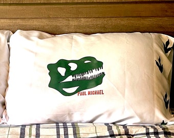 Tyrannosaurus Rex Pillow Case Standard/queen!!! ROAR them to sleep.