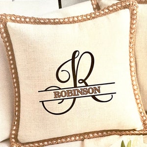 Lujosas almohadas personalizadas en 3 opciones decorativas, granja de arpillera, pompón terciopelo, diseño de triple botón calidad 18 x 18