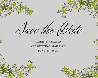 Einfache Save the date Einladungen