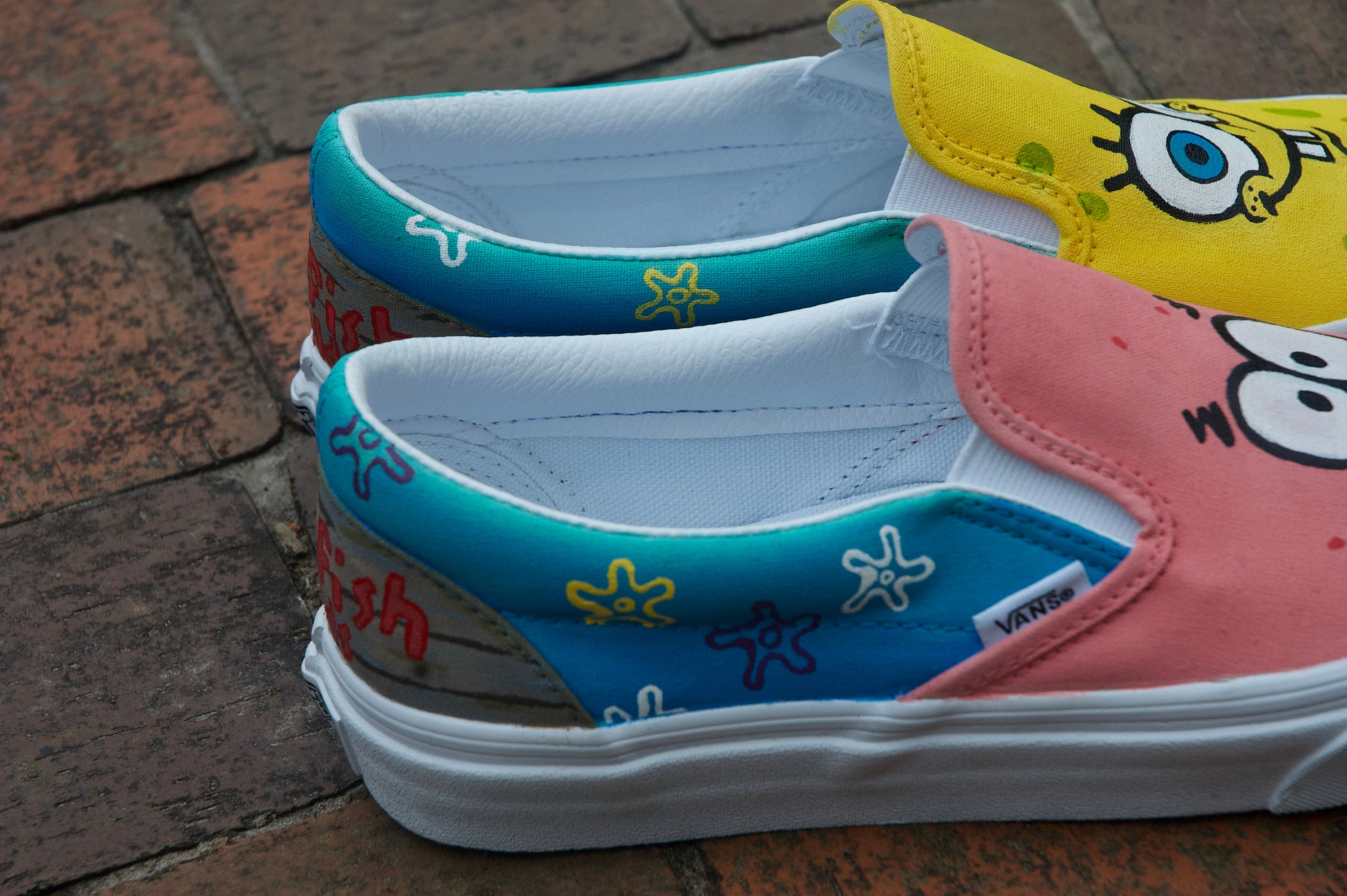 Vans x 'SpongeBob SquarePants' Custom Sneakers