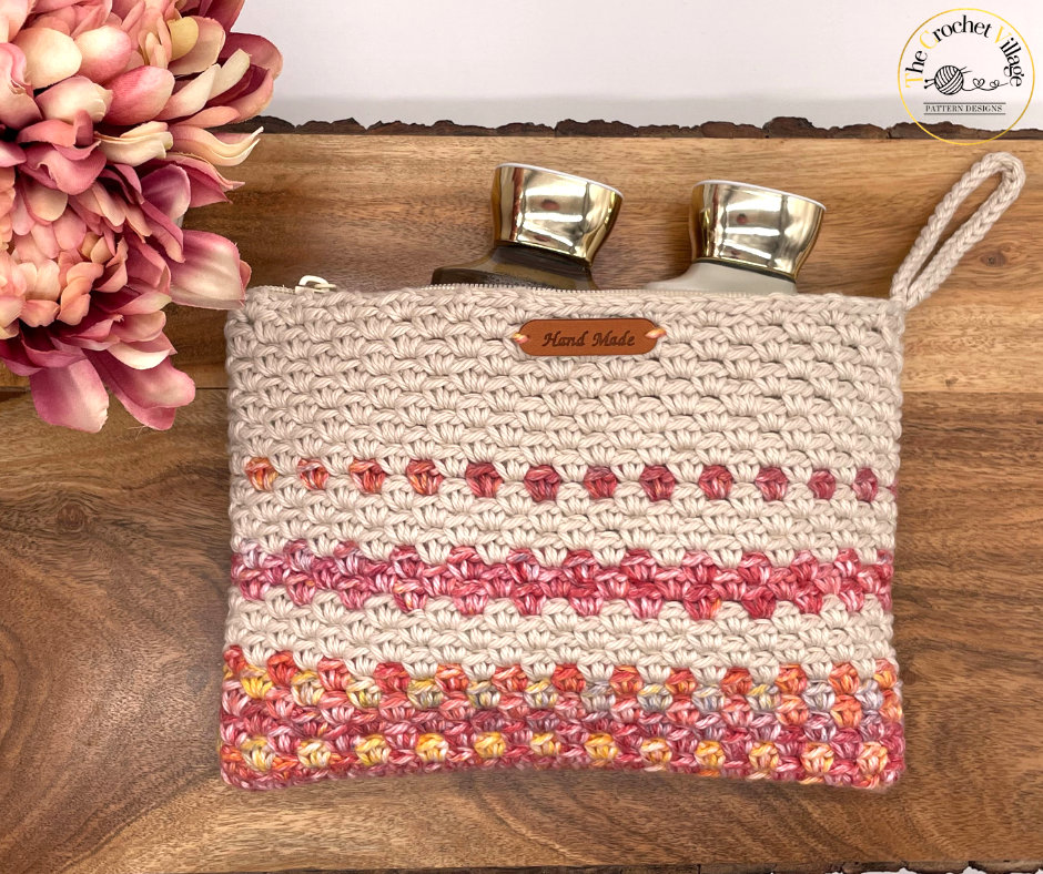 Mango Bag Crochet Pattern. Crochet Wrist Bag. Modern Bag Crochet. Easy Makeup Pouch Crochet Pattern. Handmade Purse. Crochet Gift for Her. Etsy