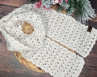 The Polar Scarf Crochet pattern. Textured Crochet Scarf. Crochet Winter Accessories. Crochet Gift for Her. Modern Crochet Scarf.