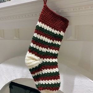 North Pole Christmas Stockings Crochet Pattern. Oversized Stocking crochet. Holidays Décor. Christmas Gifts Crochet. Easy Crochet Pattern image 8