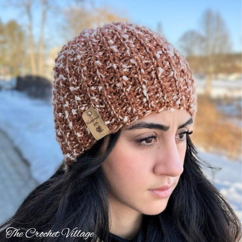 Funfetti Beanie Crochet Pattern | Easy Rectangle Hat Pattern 10 Sizes ...