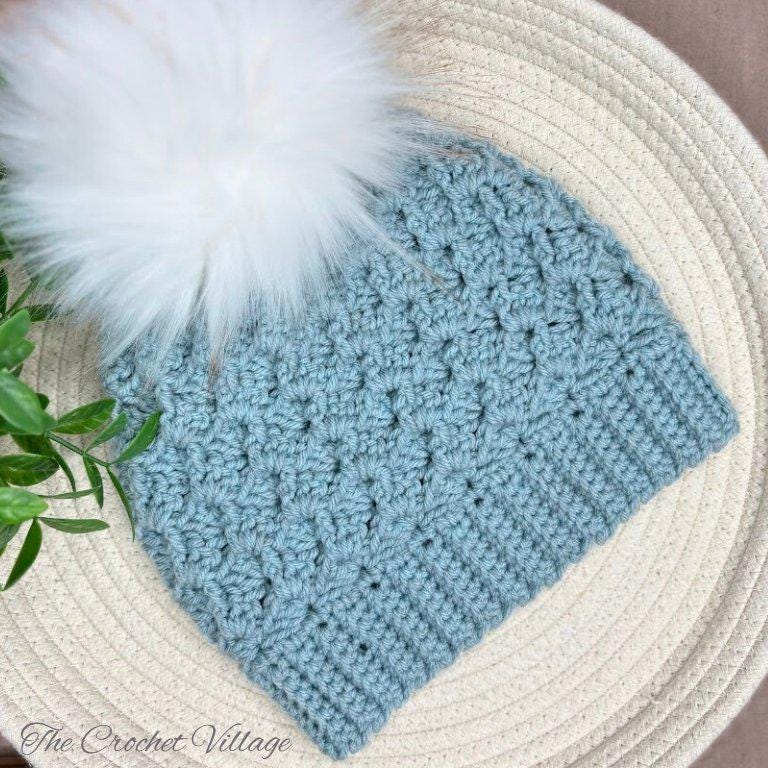 Alpine Beanie Crochet Pattern: Textured Winter Hat (PDF Pattern) - Etsy