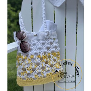 Lemon Drop Bag Crochet Pattern. Tote Crochet. Crochet Accessories. Shoulder Bag. Crochet Casual Bag. Market Bag Crochet. Crochet Gift