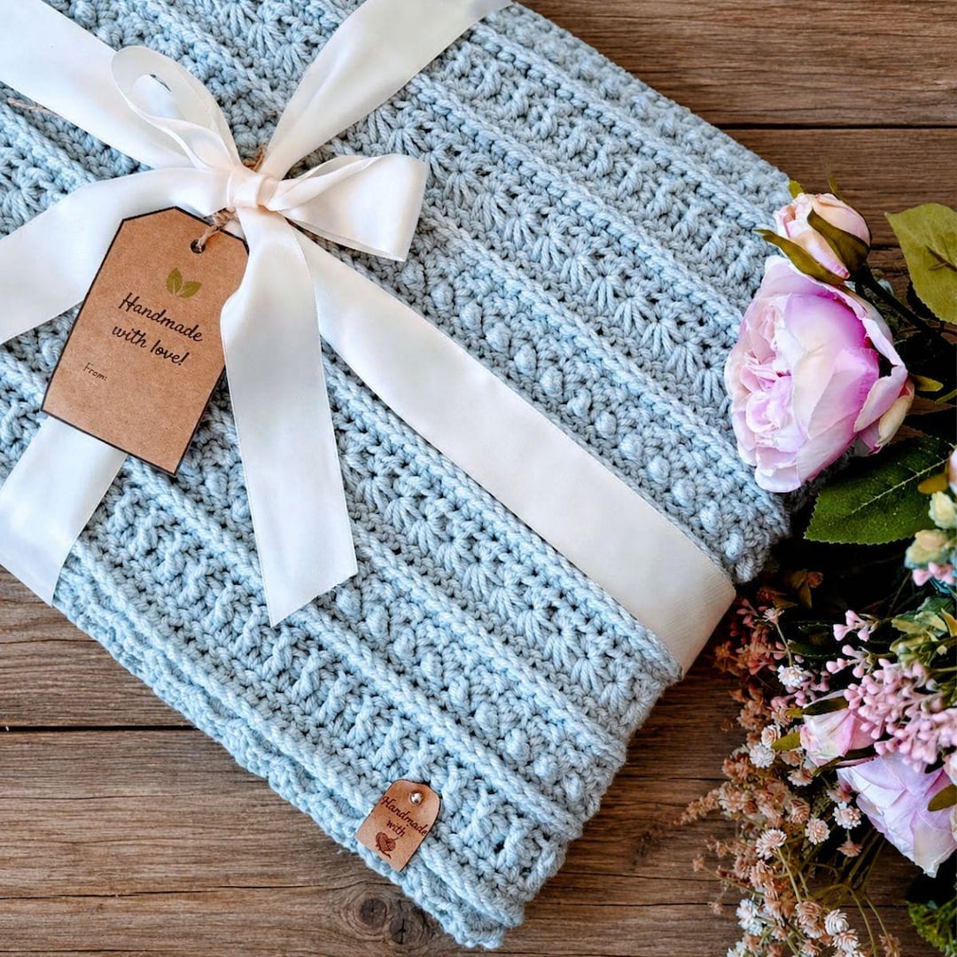 Crochet Blanket Pattern | Beginner-Friendly Sterling Sampler Throw Afghan, Worsted Weight,