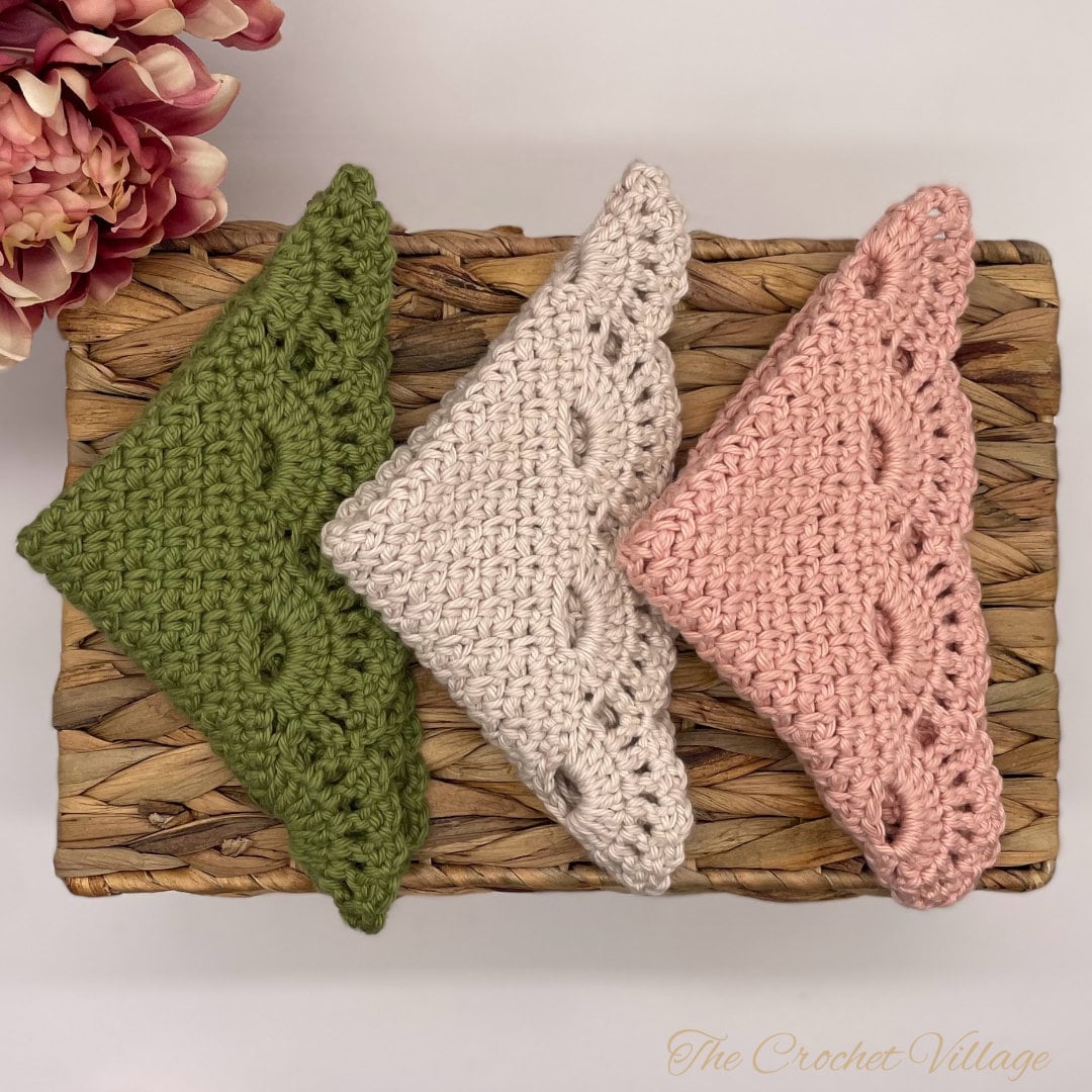 Ambrosia Washcloth Crochet Pattern, Washcloth/dischcloth/potholder Crochet, Kitchen Crochet, Dishrag, Facecloth, Handmade Crochet Gift