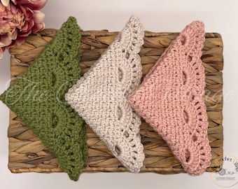 Ambrosia Washcloth Crochet Pattern, Washcloth/Dischcloth/Potholder Crochet, Kitchen Crochet, Dishrag, Facecloth, Handmade Crochet Gift