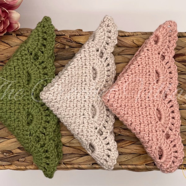 Ambrosia Washcloth Crochet Pattern, Washcloth/Dischcloth/Potholder Crochet, Kitchen Crochet, Dishrag, Facecloth, Handmade Crochet Gift