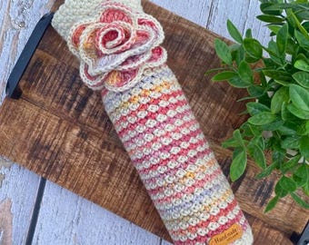 Crochet Wine Bottle Holder Pattern | Aria Wine Cozy Carrier Cover Sleeve | Beginner Easy PDF