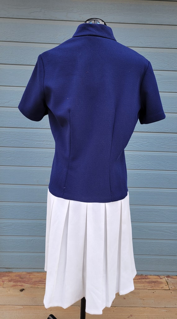 1960s mod mini pleated dress - image 3
