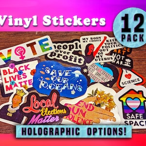 Progressive Politics 1 - Vinyl Sticker Pack