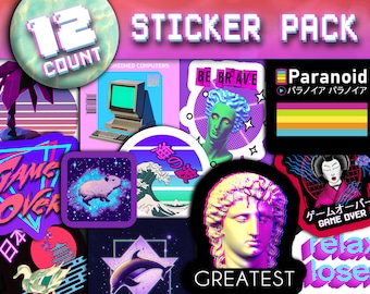 VAPORWAVE 4 - Vinyl Sticker Pack