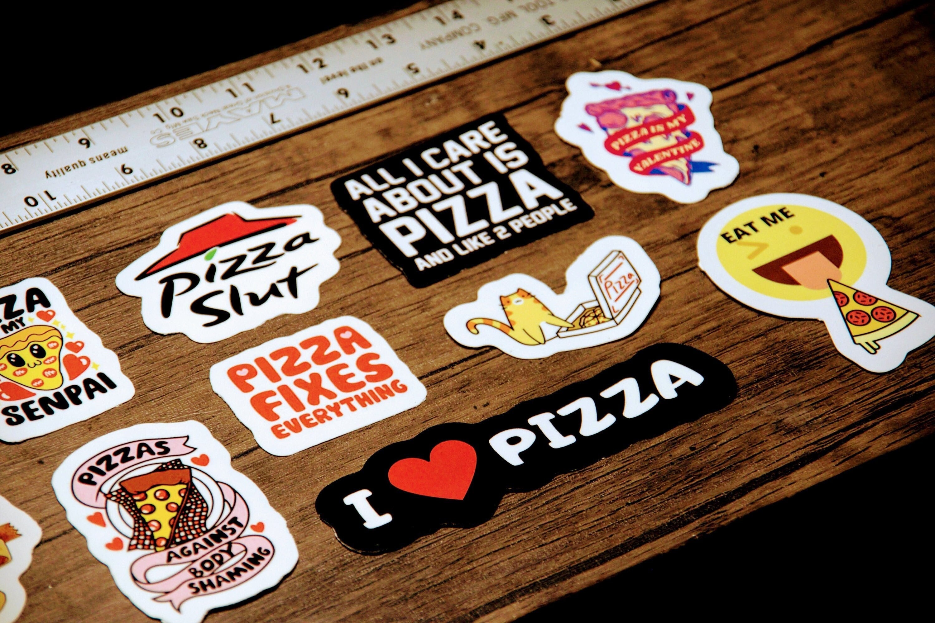 Pastizz Sticker Pizza 1 - Vinyl Sticker Pack - Etsy