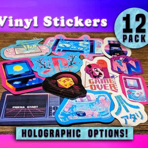 Vaporwave Gaming - Vinyl Sticker Pack
