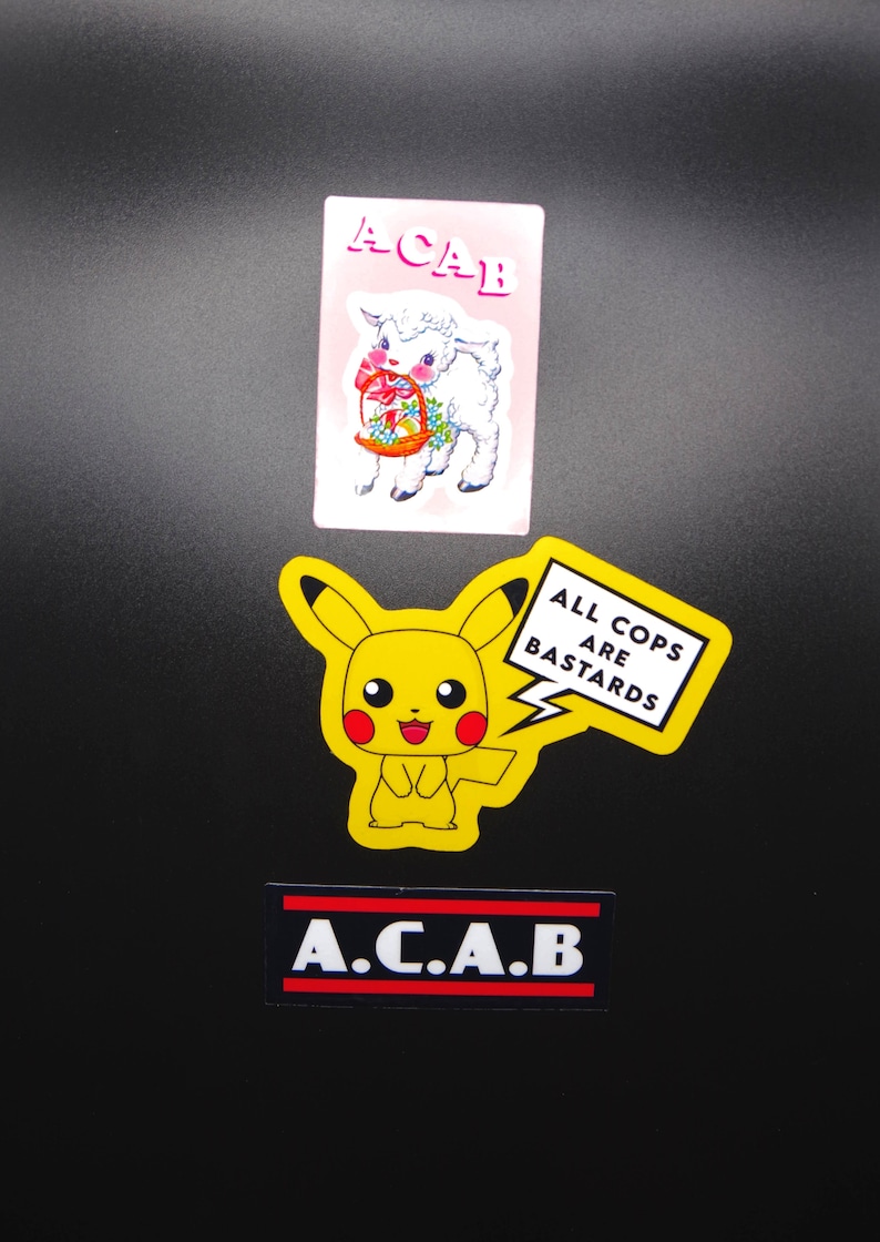 ACAB 2 Vinyl Sticker Pack - Etsy