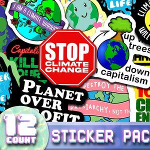 Climate Change - Vinyl Sticker Pack
