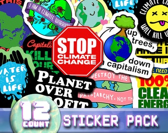 Climate Change - Vinyl Sticker Pack