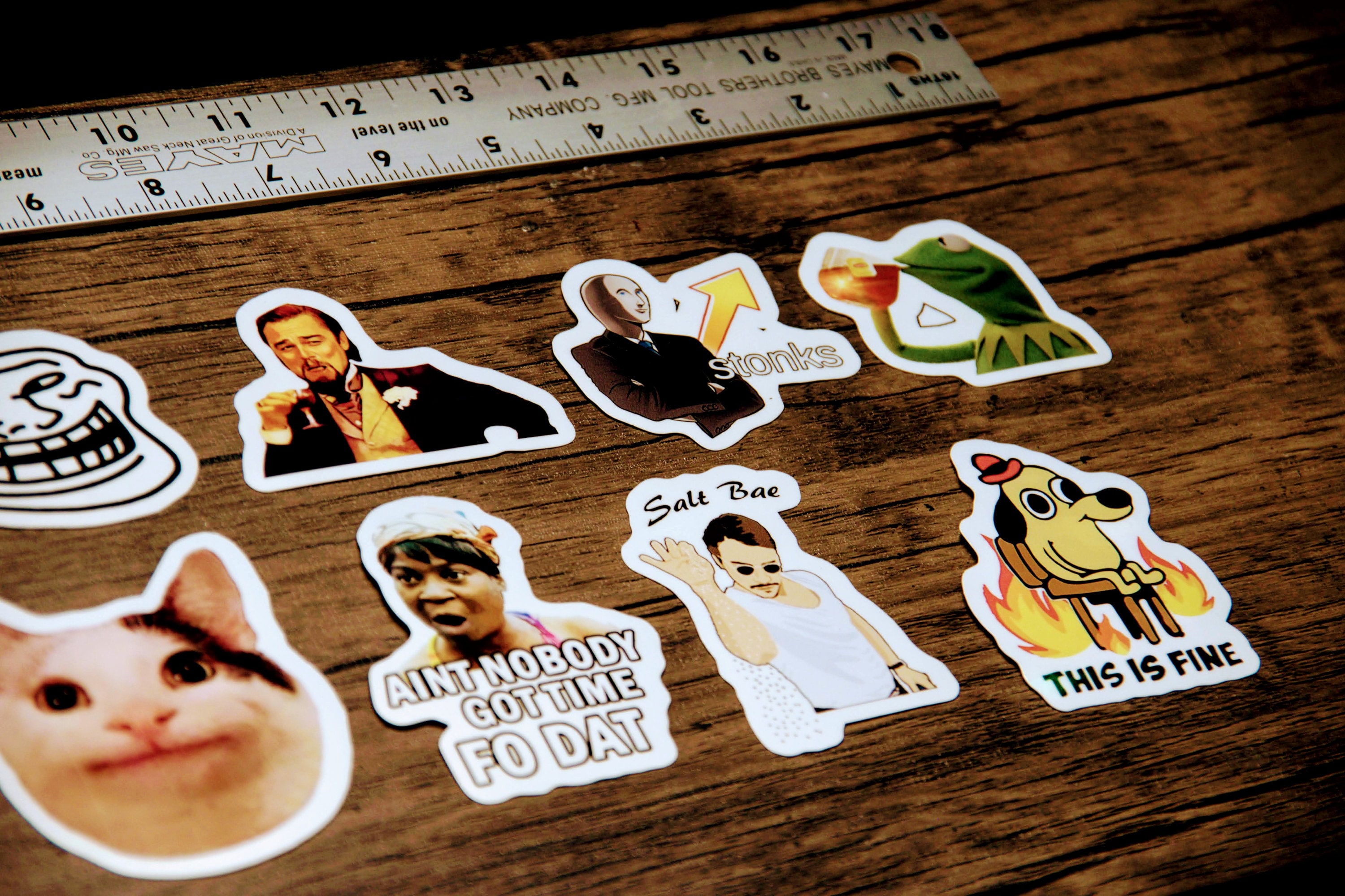 MEMES Vinyl Sticker Pack | Etsy