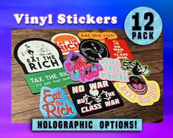 EAT THE RICH - Vinyl Sticker Pack