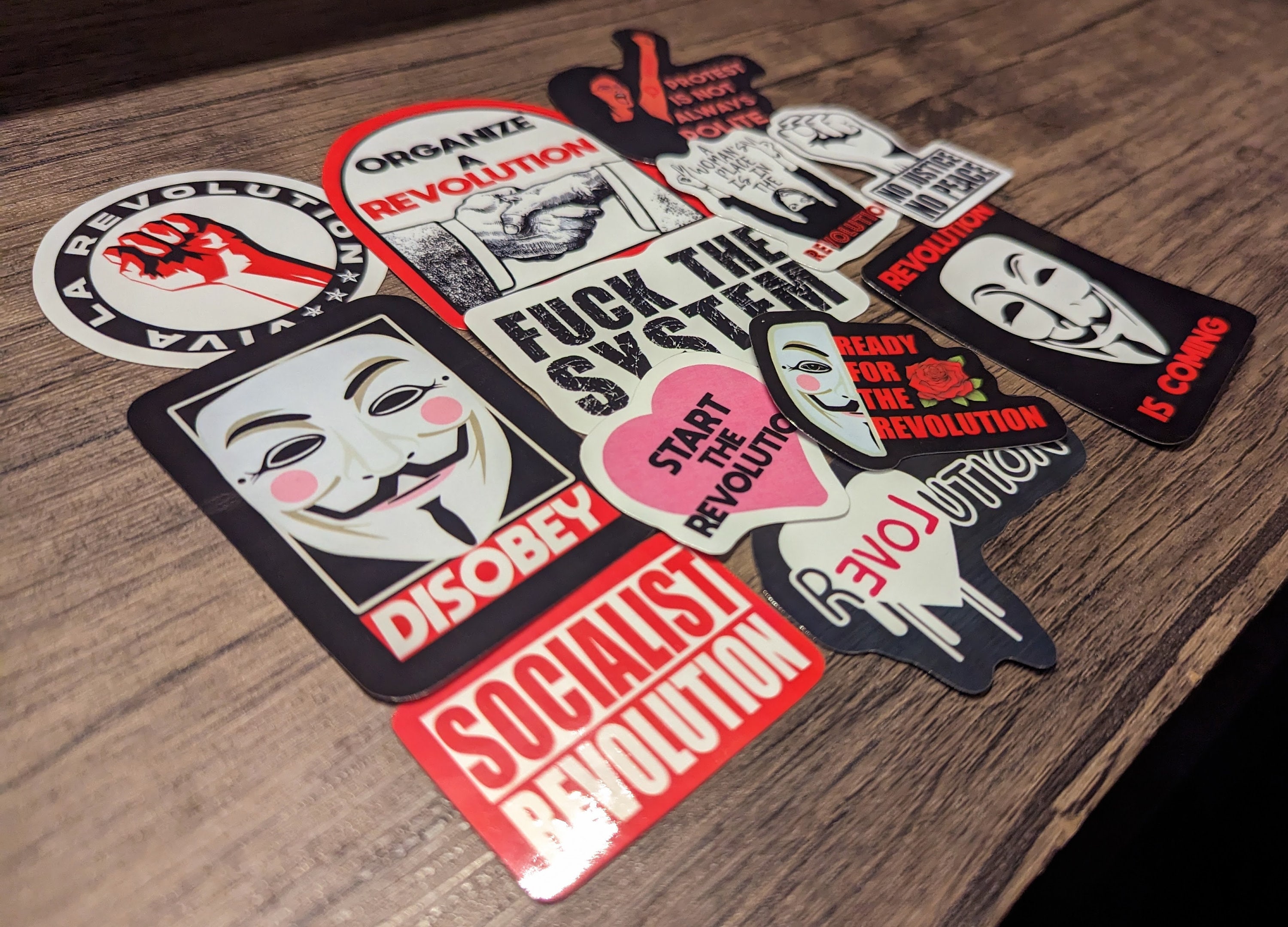 Revolutionary Sticker REVOLUTION - Vinyl Sticker Pack - Etsy