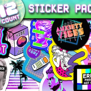 Vapourwave 8 - Vinyl Sticker Pack