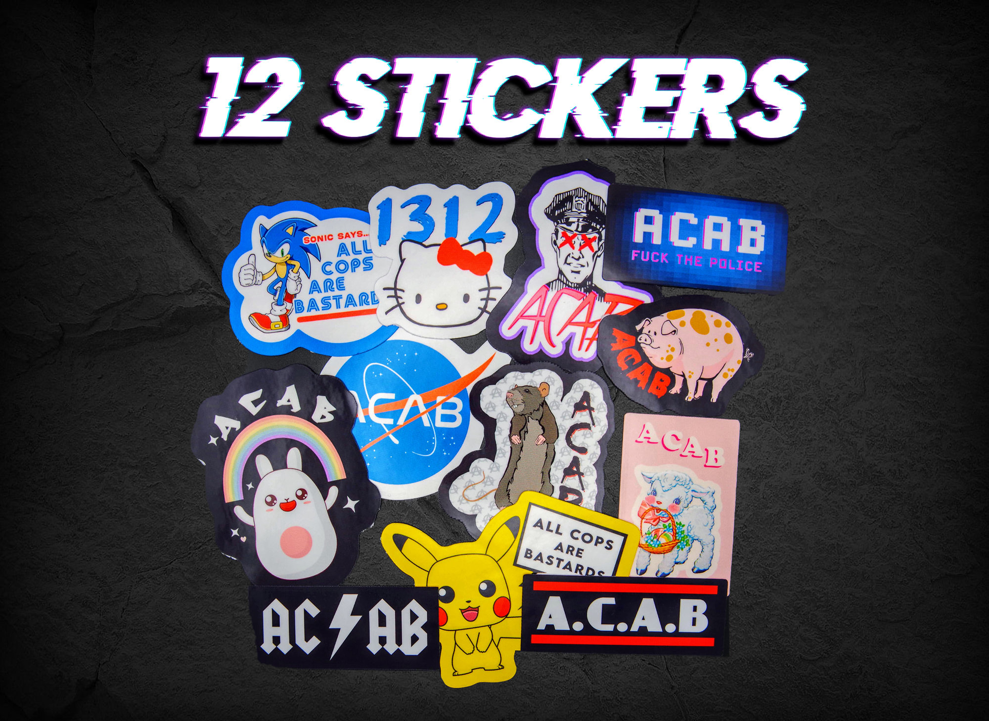 ACAB 2 - Vinyl Sticker Pack - Etsy