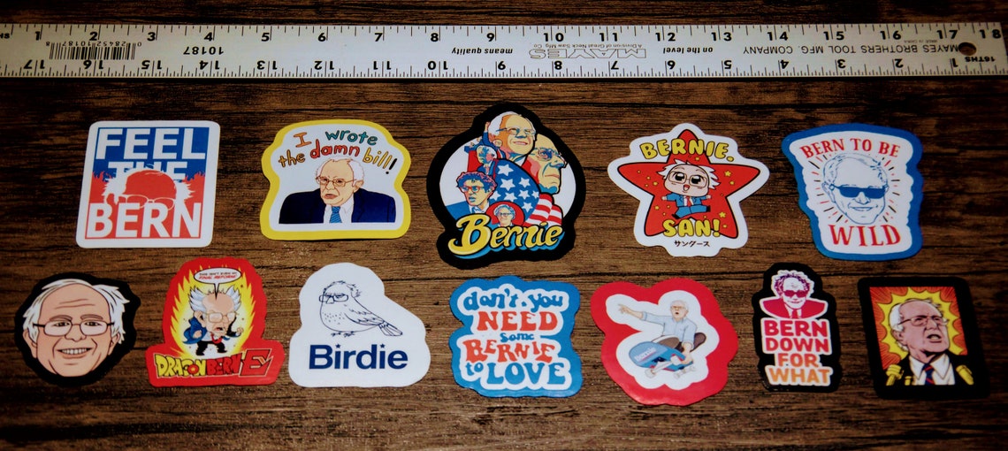 BERNIE - Vinyl Sticker Party Pack - Etsy