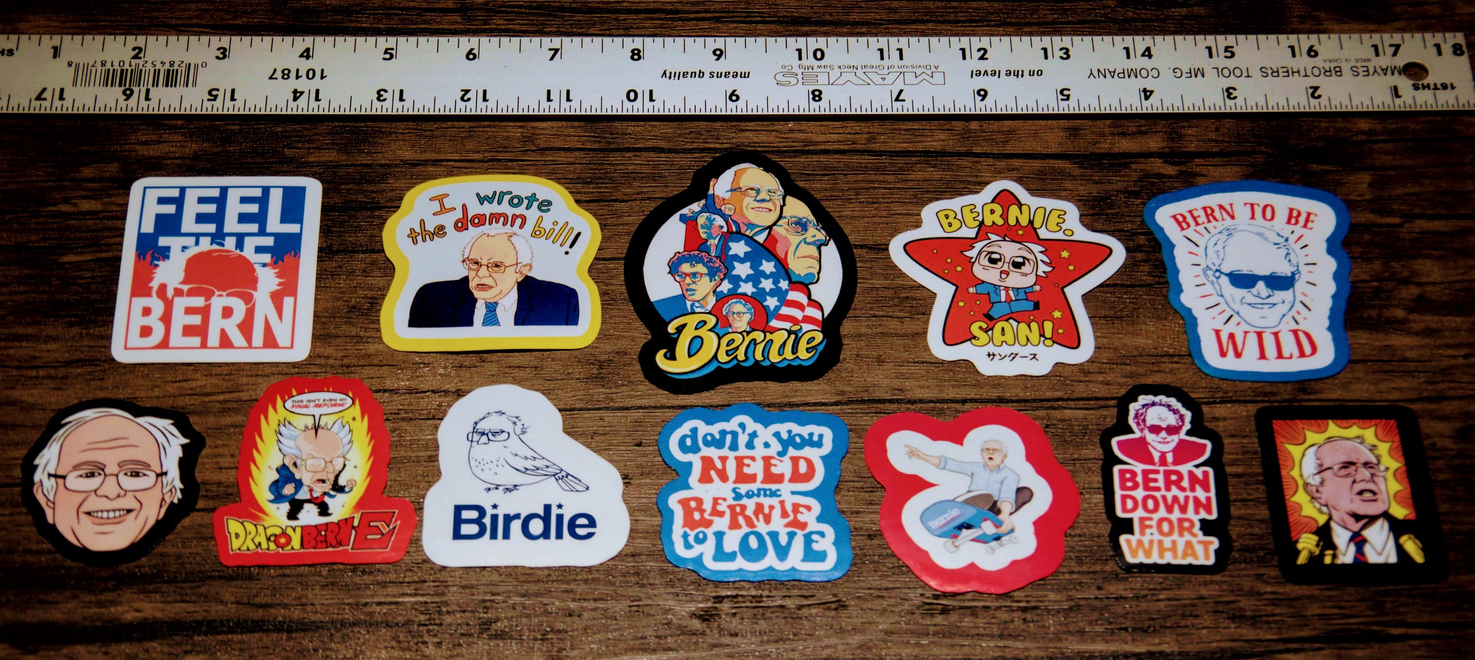 BERNIE - Vinyl Sticker Party Pack - Etsy