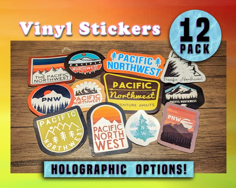 The Great PNW - Vinyl Sticker Pack - Etsy