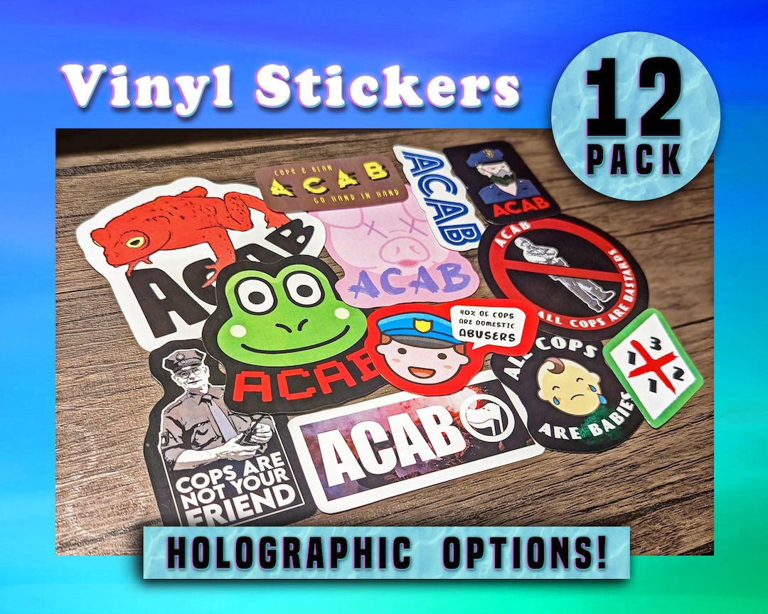 ACAB 1 - Vinyl Sticker Pack - Etsy