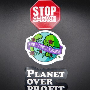 Climate Change - Vinyl Sticker Pack - Etsy