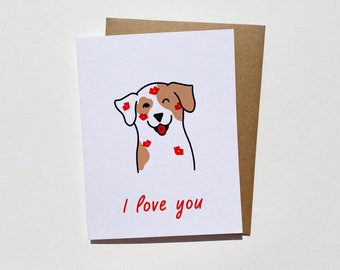 Dog Kisses Card