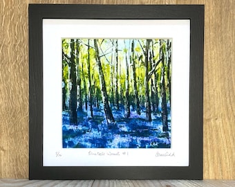 Bluebell Woods - limited edition fine art print, signed by the artist