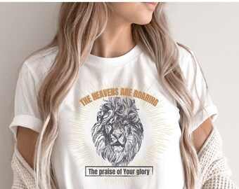 The heavens are roaring PNG| Christian PNG for Sublimation| PNG Design Downloads| Christian Sublimation Design Downloads