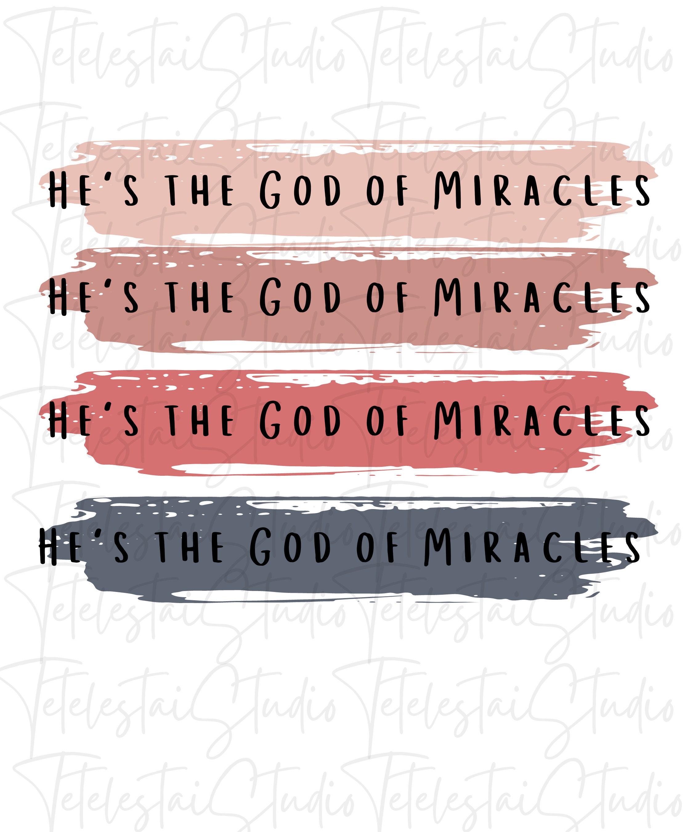 He's the God of Miracles PNG| Christian PNG for Sublimation| PNG Design ...