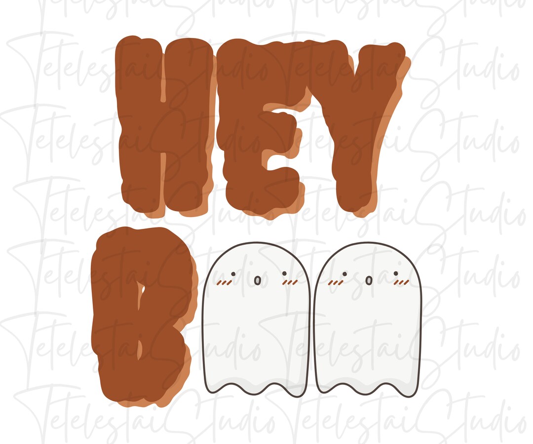 Hey Boo Draw Hey Boo PNG Design for Sublimation| Halloween PNG - Etsy