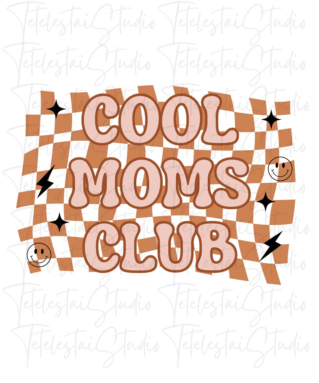 Cool Moms Club Design for Sublimation| DTG Design Downloads| - Etsy
