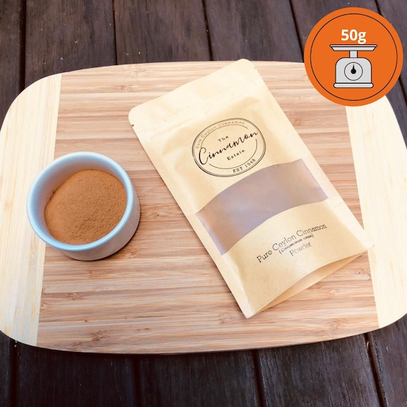 True Ceylon Cinnamon Powder | Fresh-Ground from Family Estate | Single-Origin Sri Lankan Spice | Premium Baking Grade