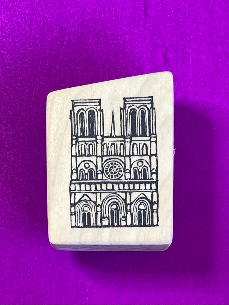 French Themed Rubber Stamp Kit Etsy