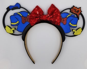 Orejas intercambiables del Pato Donald, impresas en 3D