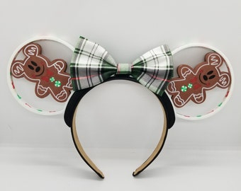 Orejas intercambiables de Mickey de pan de jengibre, impresas en 3D