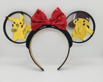 Orejas intercambiables Pikachu, impresas en 3D