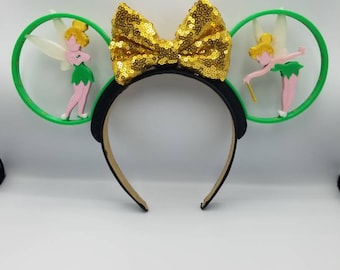 Tinkerbell Orejas intercambiables, Tink, Pixie Dust, Impreso en 3D