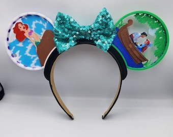 Orejas intercambiables de La Sirenita, Parte de tu mundo, Besa a la niña, Impresas en 3D