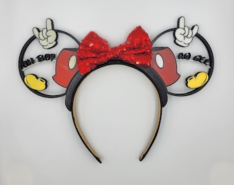 Orejas Intercambiables de Mickey Mouse, Disney, Oh Boy, Mickey Clásico, Impreso en 3D