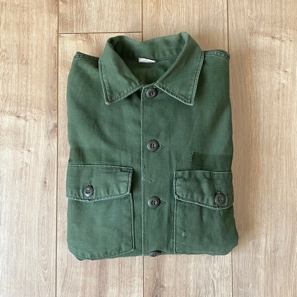 70s military shirt jacket OG 107