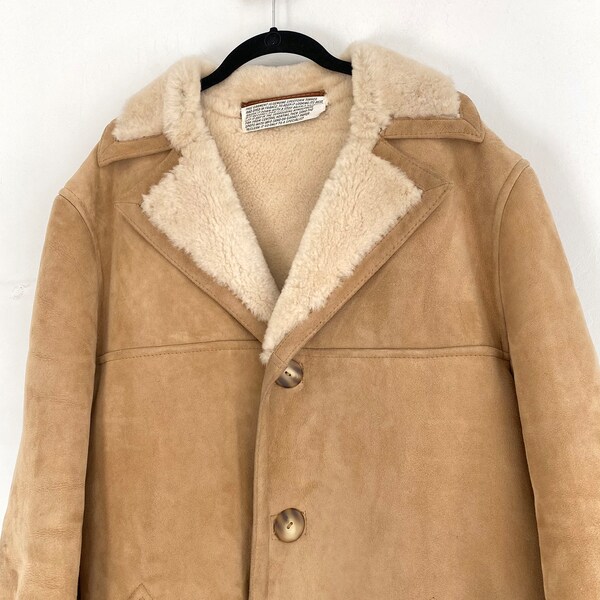 70s vintage shearling coat